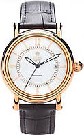 Чоловічий класичний наручний годинник Royal London 41148-03  механічний з автопідзаводом із шкіряним ремінцем