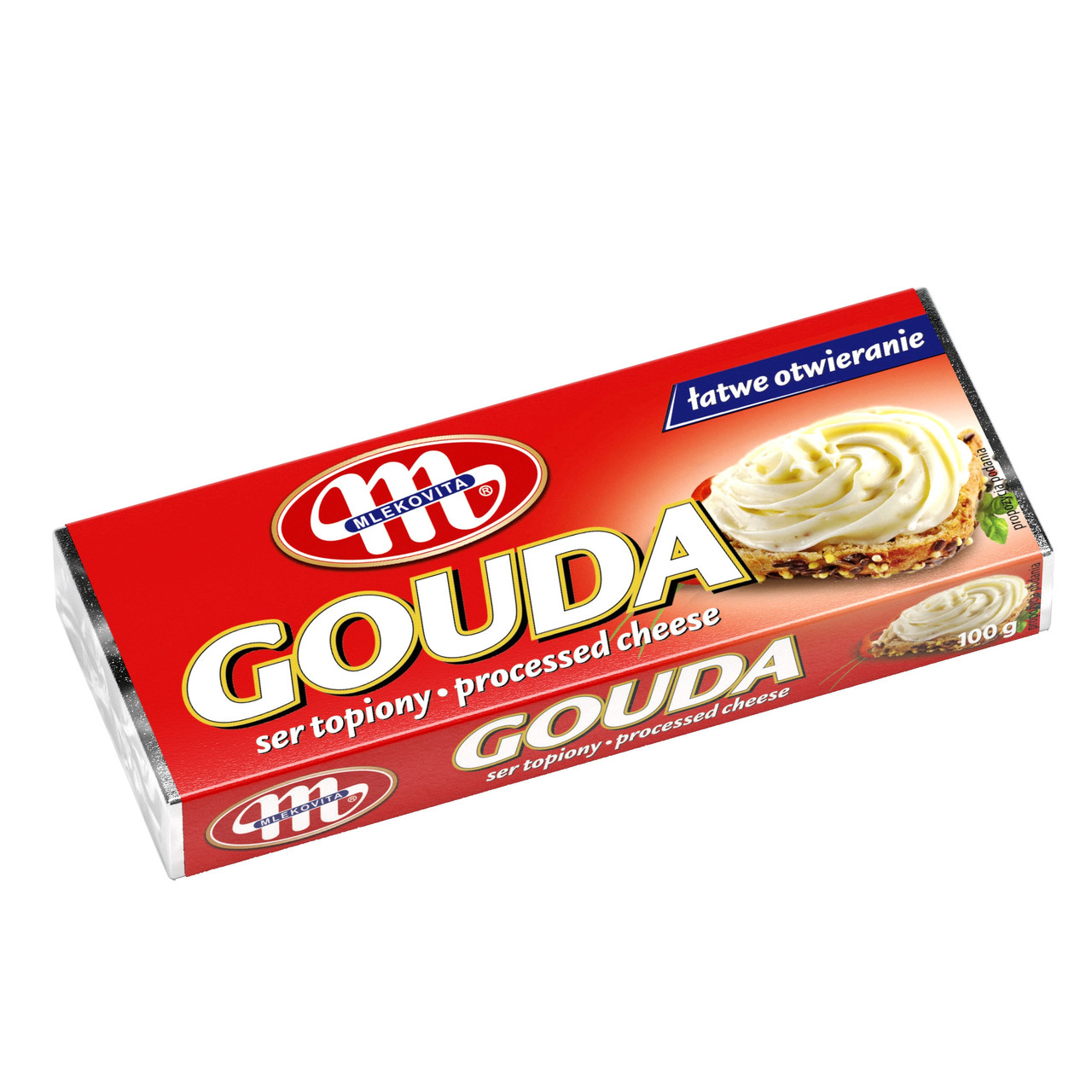 Сыр плавленый Mlekovita Gouda 100 г Польша - фото 4 - id-p1393573848