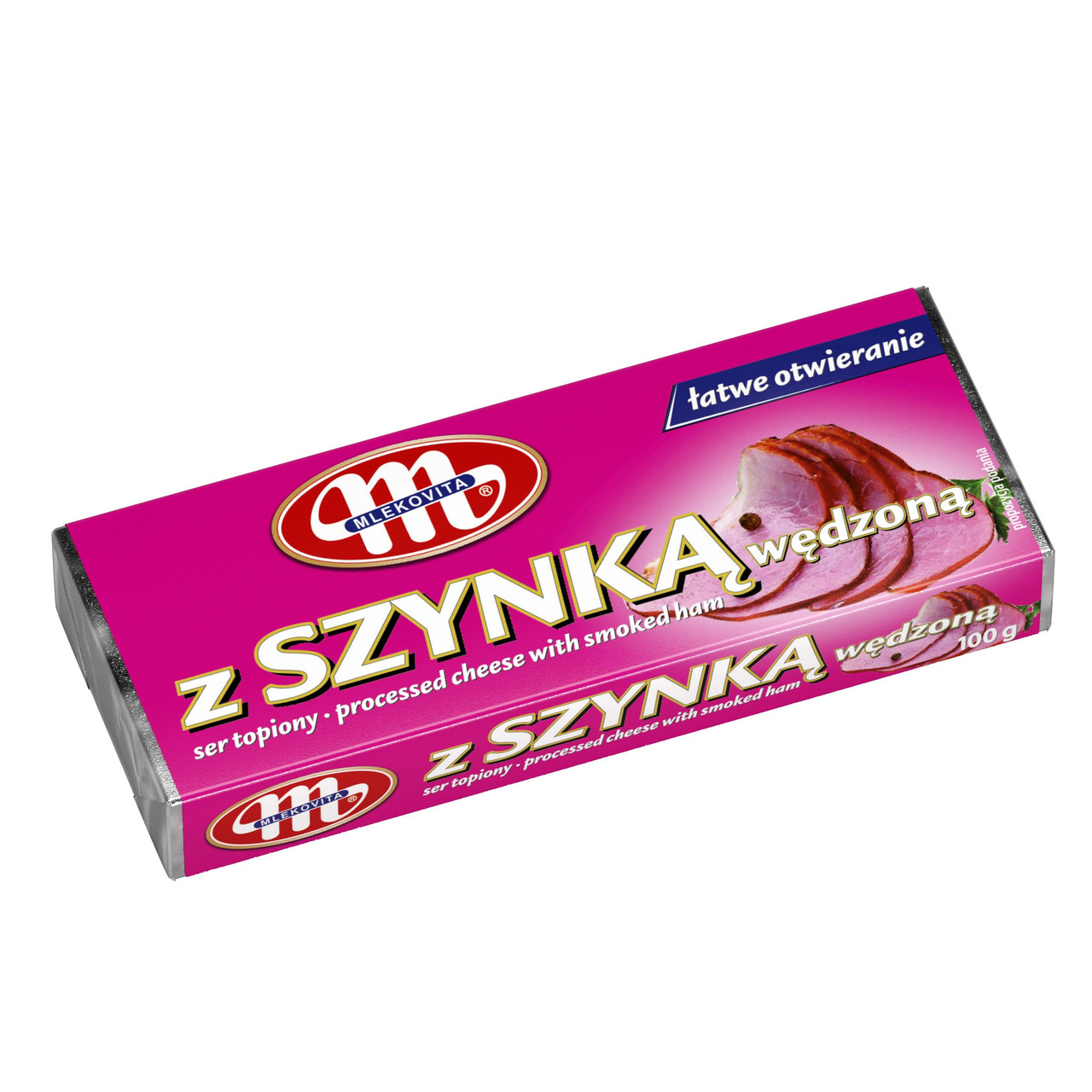 Сыр плавленый с Ветчиной Mlekovita z Szynka100 г Польша - фото 1 - id-p1393573851