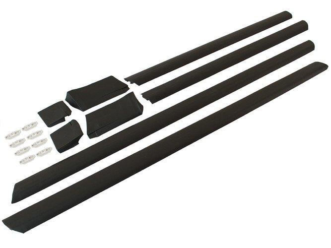 Audi 100 C4 91-94 нижні бічні молдинги комплектект 8 шт з засувками