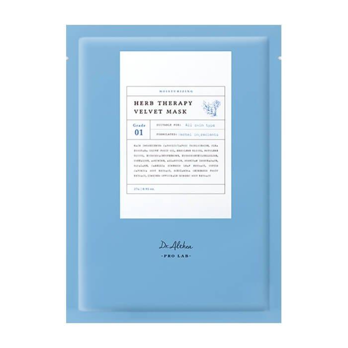Тканинна маска для обличчя DR. ALTHEA LAB PRO ЗВОЛОЖЕННЯ/ ХАРЧУВАННЯ Herb Therapy Velvet Mask, 1 шт