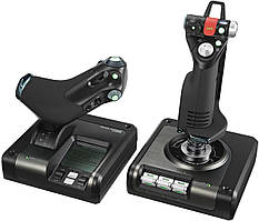 Джойстик Logitech G Saitek X52 Pro Flight Control System 945-000003