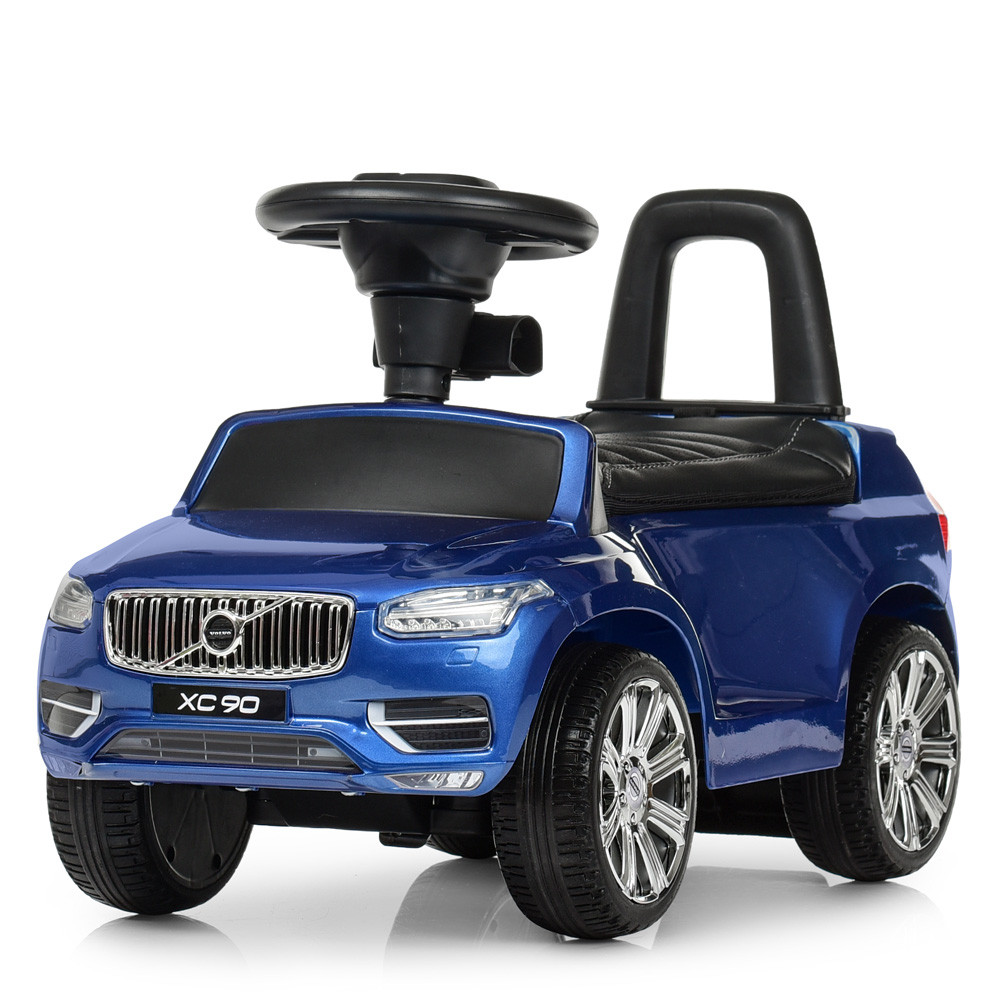 Дитячий каталка-толокар Bambi Volvo XC90 2 в 1 M 4114ELS-4 синій