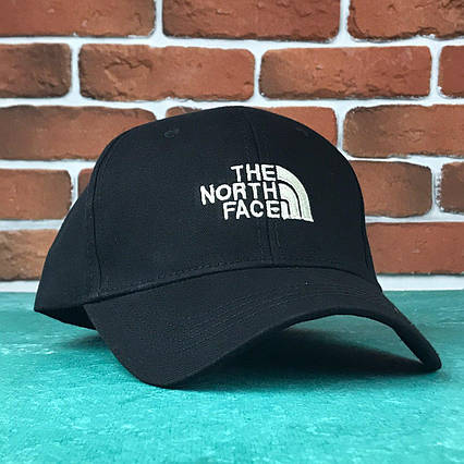 Кепка Бейсболка Чоловіча Жіноча The North Face TNF Чорна, фото 1