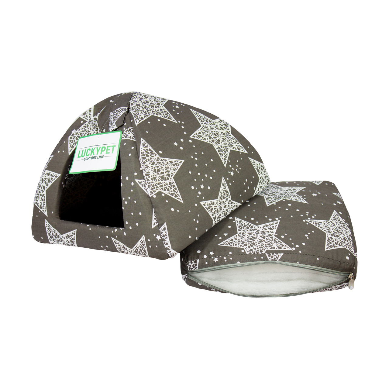 Lucky Pet (Лакі Пет) Юрта-лежак Соня Сірий (46х46х35 см.), фото 1