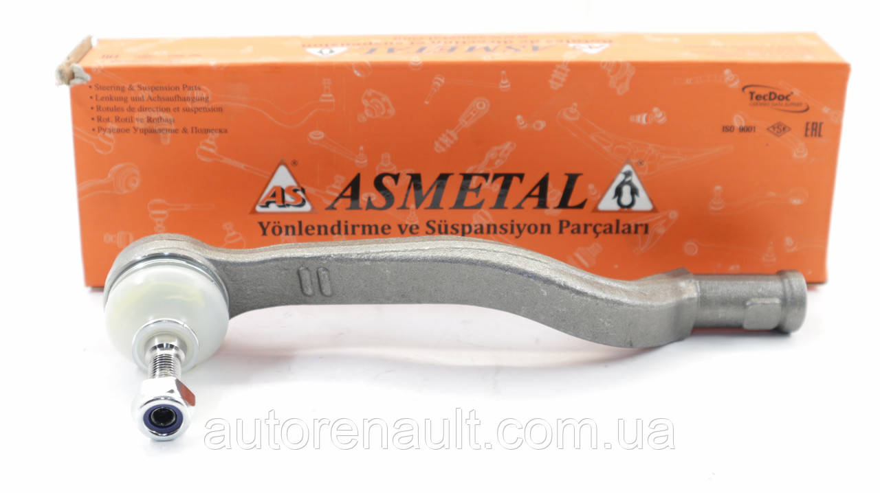Наконечник поперечної рульової тяги (лівий) на Рено Логан II 2012->ASMETAL (Туреччина) 17DC1000