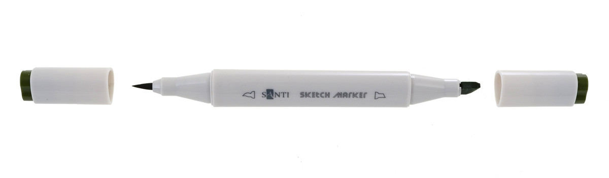 Маркер "SANTI sketch" SM-06, оливковий