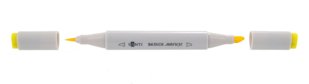 Маркер "SANTI sketch" SM-05, жовтий, фото 1