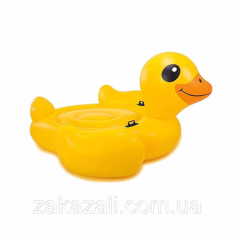 Надувний пліт Intex 56286 Мега-горів Уточка (221x2x21x109 см) Mega Yellow Duck Island