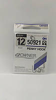 Гачки Owner серії Penny Hook 50921 #16. Овнер Японські гачки. Кількість: 11 шт./пач.
