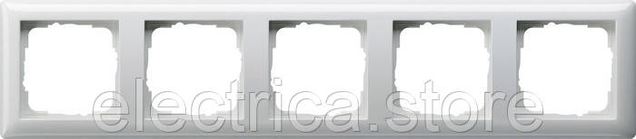 Рамка 5-місна Standard 55 білий Gira 021503, фото 1