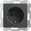Розетка з заземленням System 55 антрацит 418828, фото 2