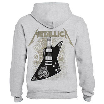 Толстовка Худі METALLICA Papa Het guitar меланжева, фото 4