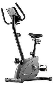 Велотренажер домашній магнітний до 120 кг вертикальний Hop-Sport HS 2070 Onyx сірий