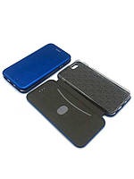 Чехол книжка IPhone 6 синий (чехол книжка на магните с отделом для карты)