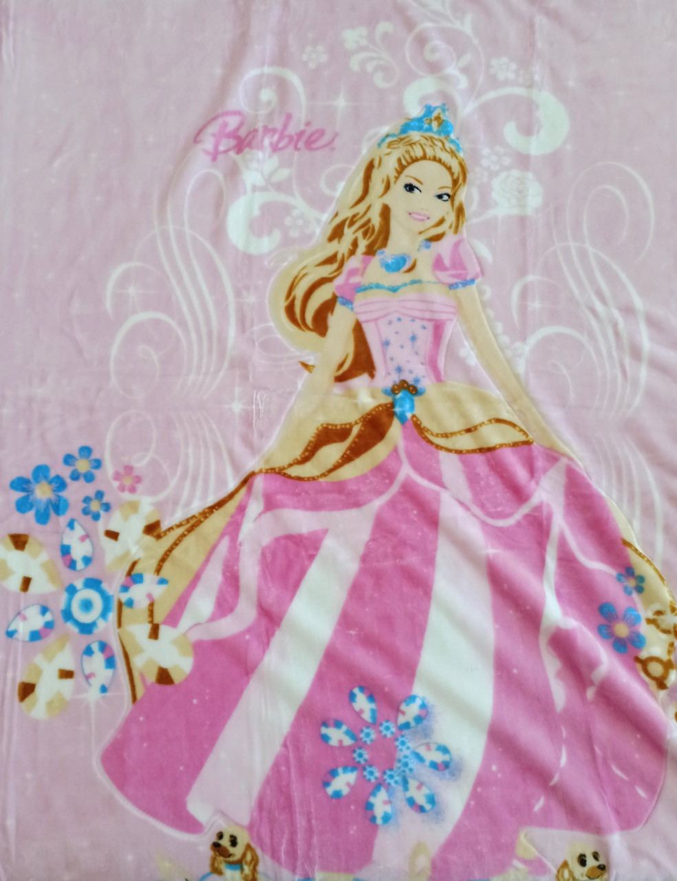 Плед дитячий Vitas односпальний 160х210 Барбі, фото 1