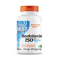Вітаміни та мінерали Doctor's Best Benfotiamine 150 mg, 120 вегакапсул