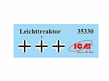 Leichttraktor Rheinmetall 1930. Збірна модель німецького танка в масштабі 1/35. ICM 35330, фото 6