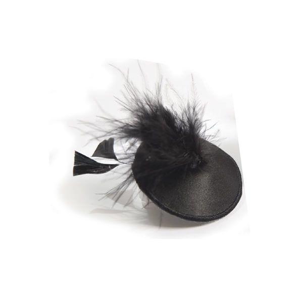 Пэстис - стікіні Bijoux Indiscrets Burlesque pasties FEATHER, з пір'ям