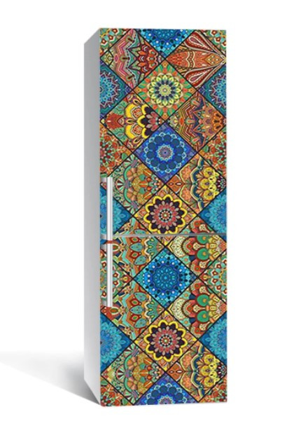 65х200 см Вінілова плівка на холодильник, декоративні наклейки на холодильник, наліпки на холодильник 7-NNH, фото 1