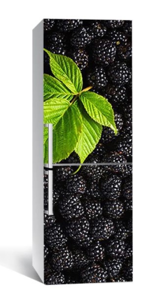 Плівка на холодильник самоклеюча вінілова декоративна 8-NNH 60x180 см, наклейки на холодильник в інтер'єр кухні, фото 1