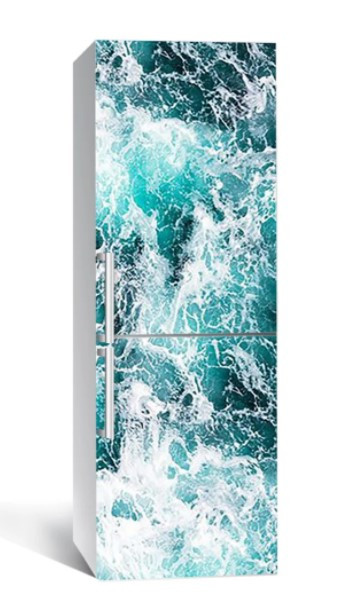 Плівка на холодильник самоклеюча вінілова декоративна 17-NNH 60x180 см, наклейки на холодильник в інтер'єр кухні, фото 1