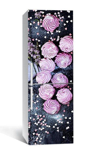 65х200 см Вінілова плівка на холодильник, декоративні наклейки на холодильник, наліпки на холодильник 20-NNH, фото 1