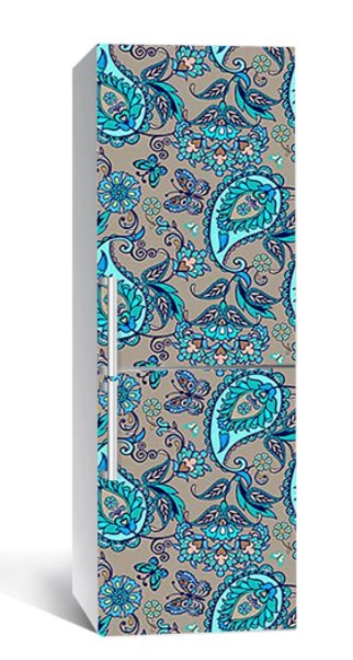 65х200 см Вінілова плівка на холодильник, декоративні наклейки на холодильник, наліпки на холодильник 27-NNH, фото 1