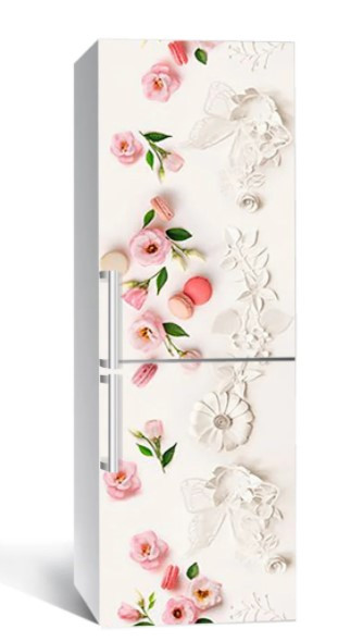 65х200 см Вінілова плівка на холодильник, декоративні наклейки на холодильник, наліпки на холодильник 32-NNH, фото 1