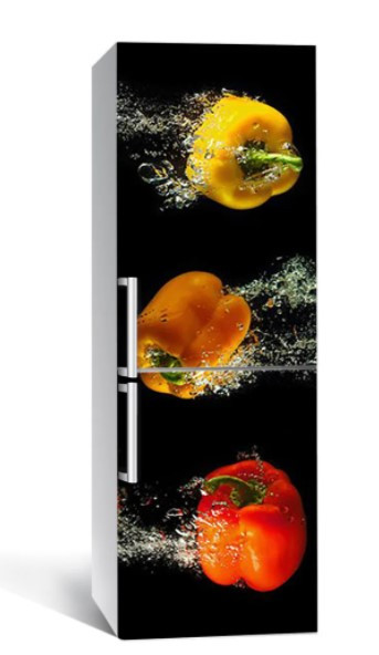 65х200 см Вінілова плівка на холодильник, декоративні наклейки на холодильник, наліпки на холодильник 42-NNH, фото 1