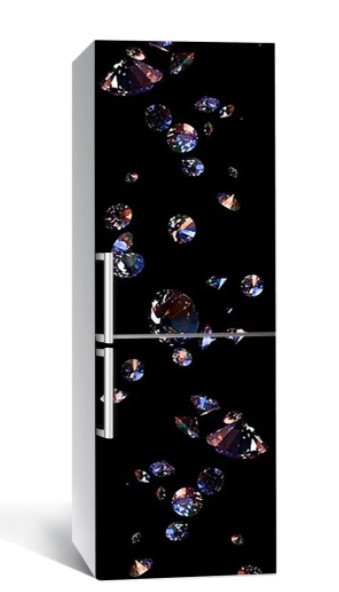 65х200 см Вінілова плівка на холодильник, декоративні наклейки на холодильник, наліпки на холодильник 52-NNH, фото 1