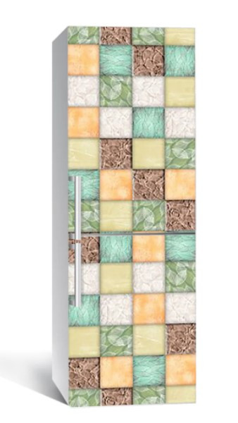 65х200 см Вінілова плівка на холодильник, декоративні наклейки на холодильник, наліпки на холодильник 58-NNH, фото 1