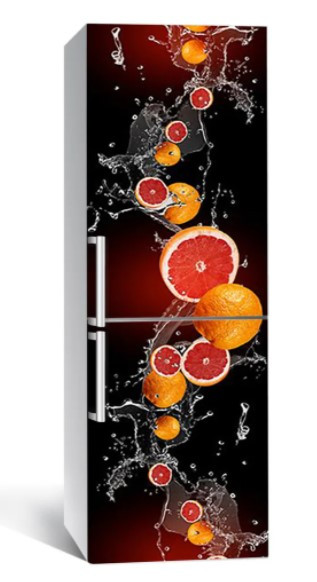 65х200 см Вінілова плівка на холодильник, декоративні наклейки на холодильник, наліпки на холодильник 66-NNH, фото 1