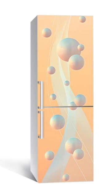 65х200 см Вінілова плівка на холодильник, декоративні наклейки на холодильник, наліпки на холодильник 73-NNH, фото 1