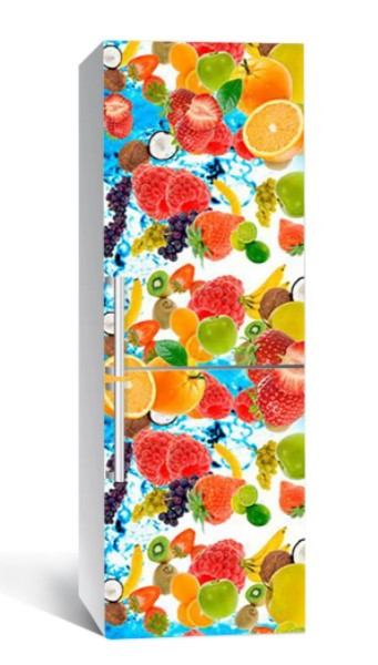 65х200 см Вінілова плівка на холодильник, декоративні наклейки на холодильник, наліпки на холодильник 93-NNH, фото 1