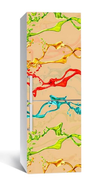 65х200 см Вінілова плівка на холодильник, декоративні наклейки на холодильник, наліпки на холодильник 115-NNH, фото 1