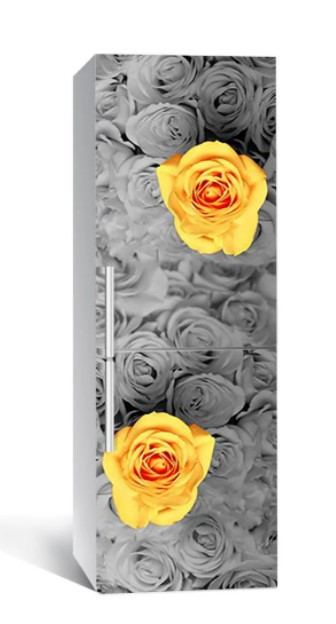 65х200 см Вінілова плівка на холодильник, декоративні наклейки на холодильник, наліпки на холодильник 118-NNH, фото 1