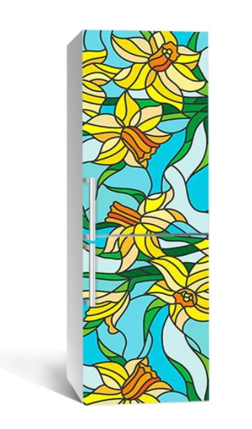 65х200 см Вінілова плівка на холодильник, декоративні наклейки на холодильник, наліпки на холодильник 123-NNH, фото 1