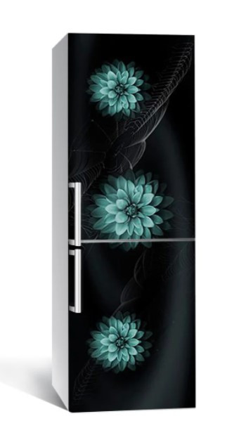 65х200 см Вінілова плівка на холодильник, декоративні наклейки на холодильник, наліпки на холодильник 129-NNH, фото 1