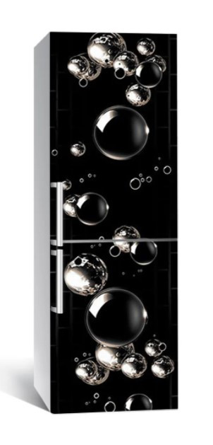 65х200 см Вінілова плівка на холодильник, декоративні наклейки на холодильник, наліпки на холодильник 131-NNH, фото 1