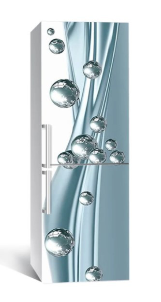 65х200 см Вінілова плівка на холодильник, декоративні наклейки на холодильник, наліпки на холодильник 132-NNH, фото 1