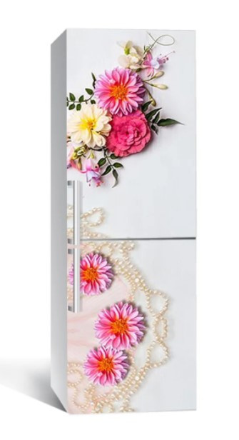 65х200 см Вінілова плівка на холодильник, декоративні наклейки на холодильник, наліпки на холодильник 135-NNH, фото 1