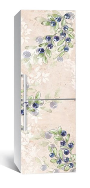 65х200 см Вінілова плівка на холодильник, декоративні наклейки на холодильник, наліпки на холодильник 138-NNH, фото 1