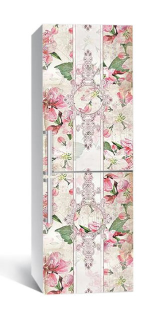 Вінілова плівка на холодильник самоклейка 142-NNH 60x180 см, інтер'єрні наліпки для холодильника на кухню, фото 1