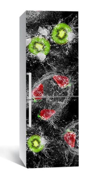 65х200 см Вінілова плівка на холодильник, декоративні наклейки на холодильник, наліпки на холодильник 147-NNH, фото 1