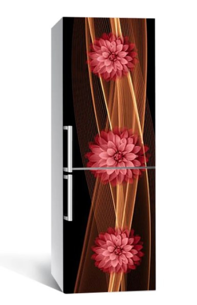 65х200 см Вінілова плівка на холодильник, декоративні наклейки на холодильник, наліпки на холодильник 154-NNH, фото 1