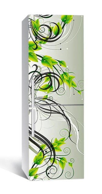 65х200 см Вінілова плівка на холодильник, декоративні наклейки на холодильник, наліпки на холодильник 160-NNH, фото 1