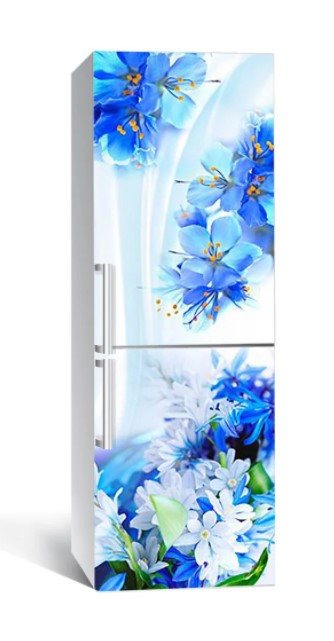 65х200 см Вінілова плівка на холодильник, декоративні наклейки на холодильник, наліпки на холодильник 172-NNH, фото 1