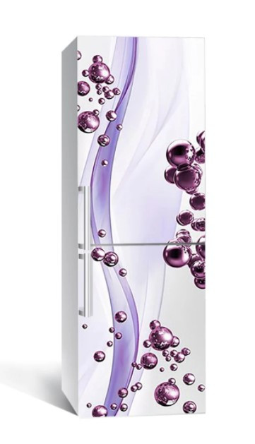 Вінілова наклейка на холодильник самоклейка 189-NNH 60x180 см, наліпки для холодильника, фото 1