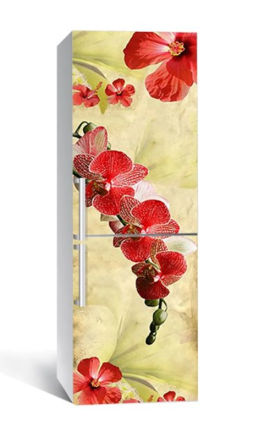 Вінілова наклейка на холодильник самоклейка 190-NNH 60x180 см, наліпки для холодильника, фото 1